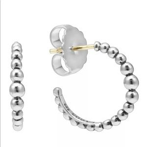 Authentic Lagos Graduated Caviar Hoops